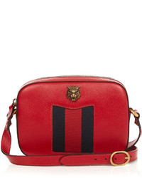 Gucci Animalier Grained Leather Cross Body Bag