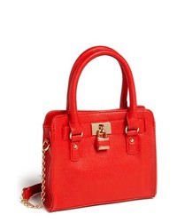 BP. Faux Leather Crossbody Bag Red One Size