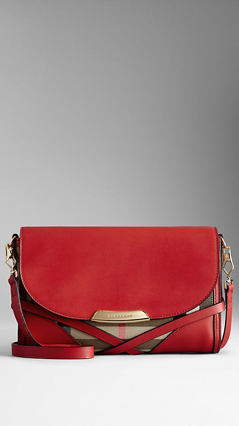 burberry check crossbody