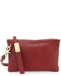 Foley + Corinna Cache Leather Crossbody Bag Rouge