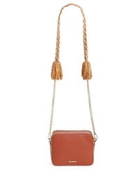 Rebecca Minkoff Chase Leather Camera Crossbody Bag Red