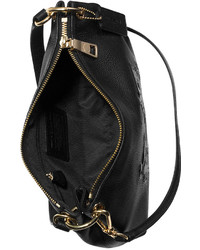 Coach Embossed Horse And Carriage Charley Crossbody In Pebbled Leather