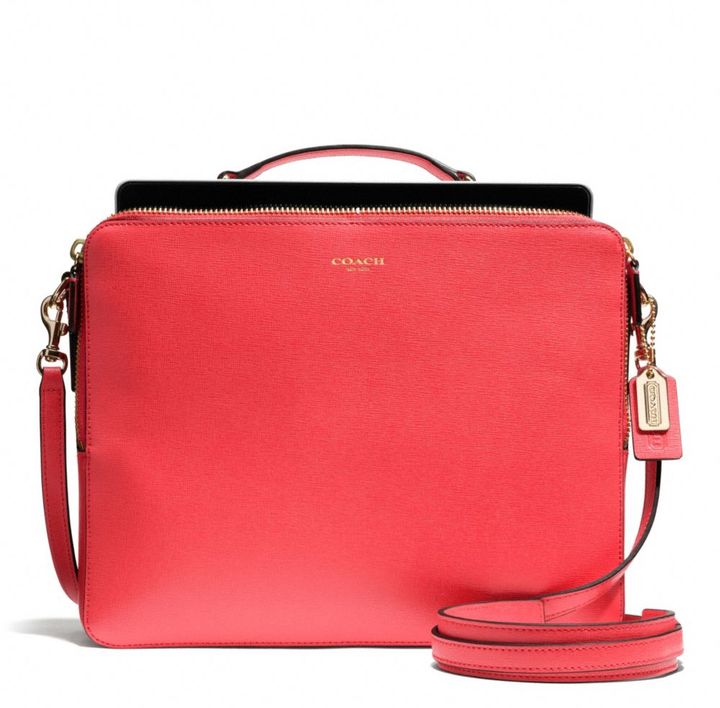 Coach Ipad Crossbody In Saffiano Leather 248 Coach Lookastic