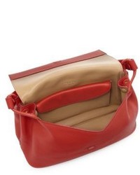 Prada Daino Leather Flap Shoulder Bag