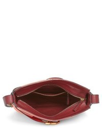 Tory Burch Gemini Belted Small Leather Crossbody Red