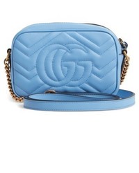 Gucci Gg Marmont 20 Matelasse Leather Camera Bag