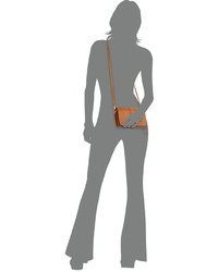 Bernini Giani Handbag Nappa Leather Flap Crossbody