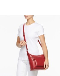 Ili Leather Front Pocket Crossbody Bag