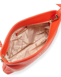 Furla Julia Leather Crossbody Bag With Chain Handles Arancio
