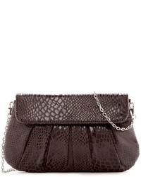 Urban Expressions Juliet Snake Embossed Vegan Leather Clutch
