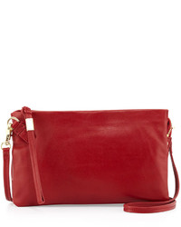 Foley + Corinna Kit Small Leather Crossbody Bag Red