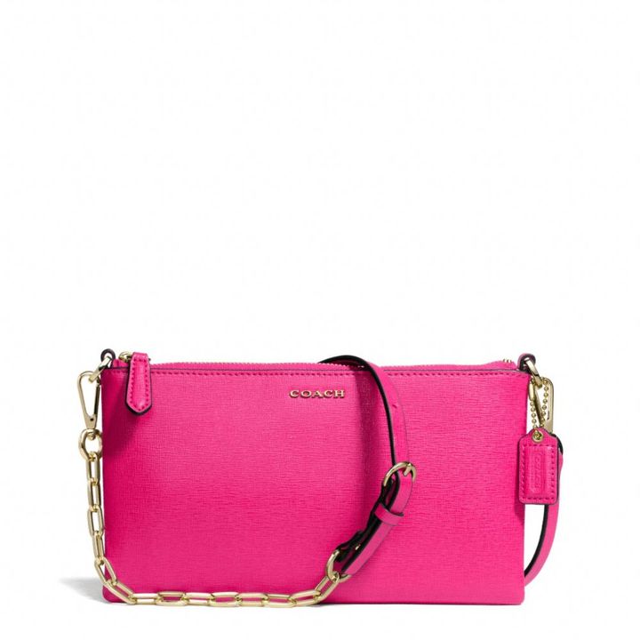 Kylie Minogue Kylie Crossbody In Saffiano Leather, $138 | Coach | Lookastic