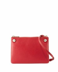 Furla Lilli Mini Leather Crossbody Bag Red