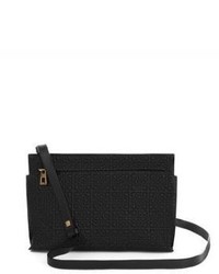 Loewe Logo Embossed Leather Crossbody Pouch