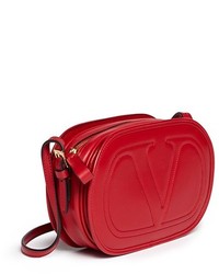 Valentino Logo Leather Crossbody Bag