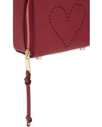 Rebecca Minkoff Love Perforated Leather Cross Body Bag