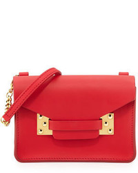 Sophie Hulme Milner Nano Crossbody Bag Crimson