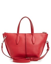 Tod's Mini Joy Leather Crossbody Bag Red