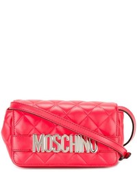 Moschino Logo Plaque Shoulder Bag