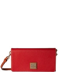 Dooney & Bourke Pebble Leather Daphne Crossbody Wallet Wallet Handbags