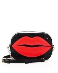 Charlotte Olympia Pouty Leather Shoulder Bag