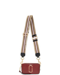 Marc Jacobs Red And Burgundy Small Snapshot Camera Bag