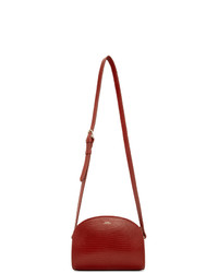 A.P.C. Red Demi Lune Bag