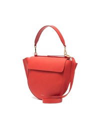 Wandler Red Hortensia Medium Leather Shoulder Bag