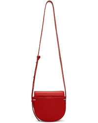 3.1 Phillip Lim Red Mini Alix Saddle Bag
