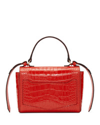 Givenchy Red Mini Croc Eden Bag