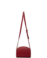 A.P.C. Red Mini Demi Lune Bag