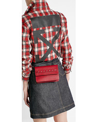 RED Valentino Red Valentino Leather Shoulder Bag With Stud Embellisht