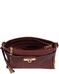 Wilsons Leather Roma Front Lock Leather Crossbody