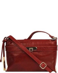 Wilsons Leather Roma Front Lock Leather Crossbody