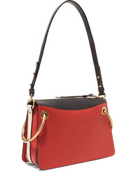 Chloé Roy Day Small Leather And Suede Shoulder Bag