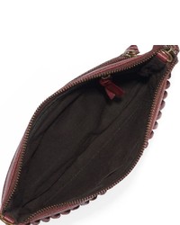 Rr Leather Ruffled Crossbody Bag