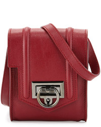 Reece Hudson Siren Mini Leather Crossbody Bag Red