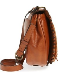 Patricia Nash Small Karisa Leather Crossbody Saddle Bag Green