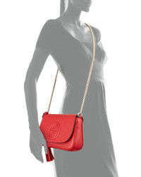 Gucci Soho Medium Crossbody Bag Red