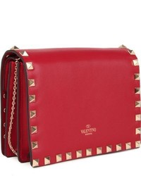Valentino Studded Nappa Leather Cross Body Pouch