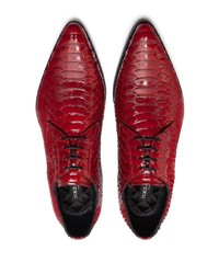 Dolce & Gabbana Textured Varnished Derby Shoes