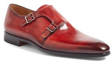red monk shoes