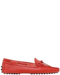 Red Leather Driving Shoes