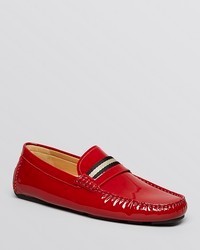Bally Wabler Patent Leather Driving Loafers