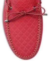 Bally Welney Tie Calf Leather Driving Moccasins