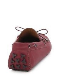Bally Welney Tie Calf Leather Driving Moccasins