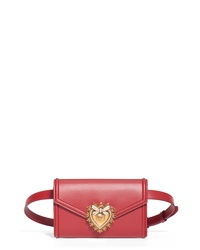 Dolce & Gabbana Devotion Leather Belt Bag