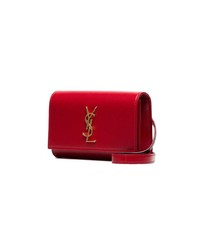 Saint Laurent Red Kate Leather Belt Bag