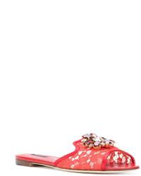 Dolce & Gabbana Bianca Flat Sandals