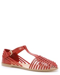 Forever 21 Caged Faux Leather Sandals